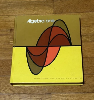 “ Algebra one”- TEACHER’S EDITION, By Bruce R. Vogeli - Publisher Silver Burdett - Image 1 of 4