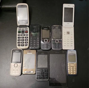 Job Lot 248 - 10x Untested Samsung Nokia Faulty Mobile Phones Spares Repairs - Photo 1 sur 2