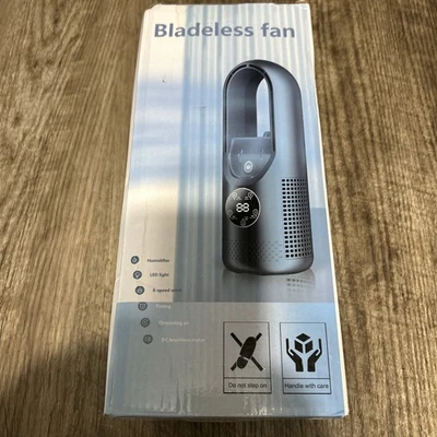Bladeless Fan 6 Speed Humidifier Led Light Timer - Image 1 of 3