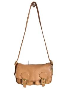 Borsa messenger Coach Vintage #9128 Legacy Field in pelle a tracolla - marrone e oro - Foto 1 di 21