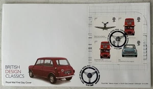 GB QEII 2009 British Design Classics Pane 3 RMFDC Longbridge Steering Wheel SHS - Picture 1 of 4