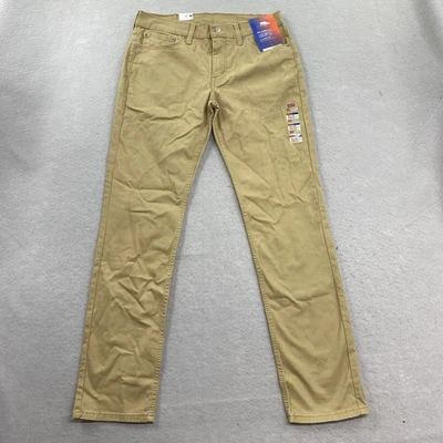 Pantalones Levis Para Hombres 32x32 Tostados Todas las Temporadas Tech 511 Calce Ajustado 5 Bolsillos Preppy Elastizados Foto 1 de 4