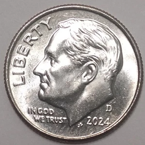 2024-D FDC Roosevelt Dime - Foto 1 di 2