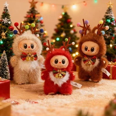 18cm LaBluBlu Merry Christmas Reindeer Series Plush Toy Doll Kids Xmas Gifts