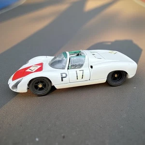 Custom Märklin White Porsche 910 1:43 Vintage White Metal #17 Needs Repair - Picture 1 of 10