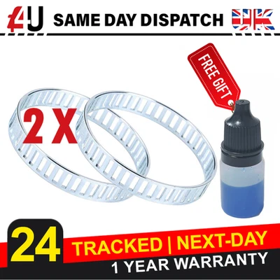 2X ABS Reluctor Ring for BMW 1 & 3 SERIES E81 E82 E87 E88 E90 E91 E92 - Image 1 of 4