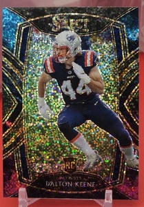 2020 Dalton Keene RC Cosmic Prizm Parallel SSP Panini Select Football #297 Pats - Bild 1 von 8
