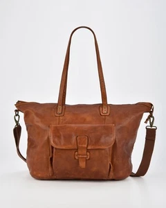 Cobb & Co Rochester Rugged Leather Large Weekend Duffel - Picture 1 of 8
