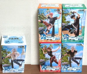 NEW Jujutsu Kaisen Splash × Battle A B C D Last One Prise Figure Set of 5 Japan - Picture 1 of 1