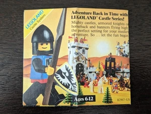 Vintage (1986) LEGO Product CASTLE Black Falcons Sets Pamphlet Poster - RARE - Picture 1 of 8