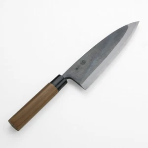 "MOTOKANE" Deba Kurouchi (Butcher Knife) Aogami No.1 Steel 210mm(8.3") - Picture 1 of 3