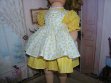 New 3 pc Dress Tulip Apron Set Doll clothes fits 22-23" Saucy Walker Pedigree