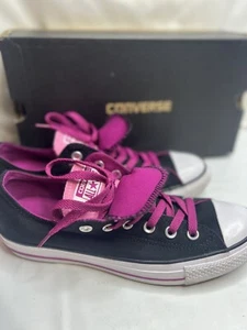 550507F 0090 ROSA NEGRO/ROSA ZAFIRO converse Mujer’s Talla 9 - Imagen 1 de 13