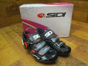 SIDI GENIUS 7 BLACK ROAD BIKE WOMENS CYCLING SHOES EUR 36 US SIZE 4.5 - Picture 1 of 8