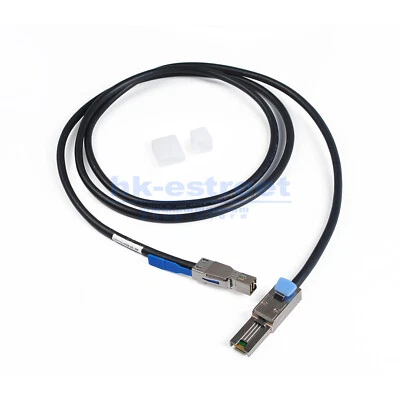 New SFF-8088 TO SFF8644 Mini-SAS HD 4X LANE SERVER 12/GBIT 2M External Cable - Image 1 of 4