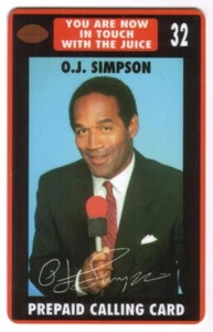 32m O.J. Tarjeta telefónica Simpson como anunciante - Imagen 1 de 2