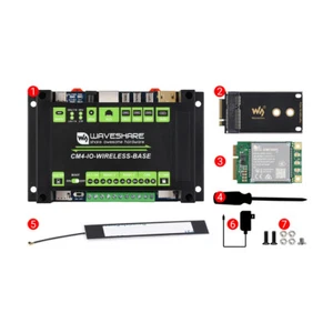 Placa CM4 IO IoT Inalámbrica 4G LTE Expansión para RPi Raspberry Pi Compute Module 4 - Imagen 1 de 8