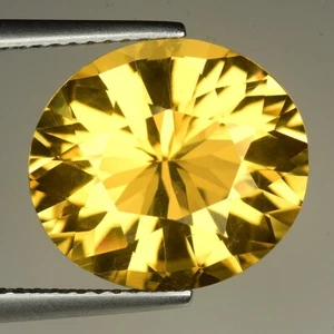 5.72ct Wow! Wonderful Cutting Top Lustre Natural Golden Citrine Loose Gemstone. - Picture 1 of 2