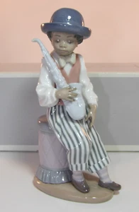 Lladro Jazz Band Saxophone Figurine 5833 Jazz Sax c2000 + Original Box Excellent - Picture 1 of 8