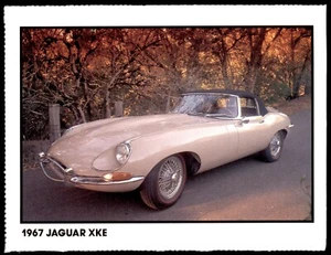 1967 Jaguar XKE 4 x 5.5 Inch RGA Car Collectors Card c1989 - Bild 1 von 2