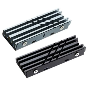 Aluminum Heat Spreader for M.2 2280 SSD Temperature Control Desktop Heat Sink - Photo 1/10