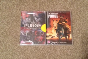 The Purge Complete DVD Collection 1 2 3 4 5 Anarchy Election Year First Forever - Picture 1 of 2