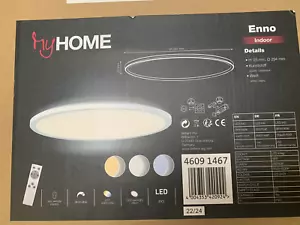 MY HOME LED Deckenleuchte Enno Dimmfunktion Memoryfunktion dimmbar über Fernbed - Bild 1 von 1