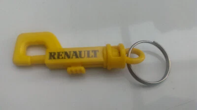 porte cle RENAULT mousqueton 80' keychain portachiavi Schlüsselanhänger キーホルダー - Photo 1/2