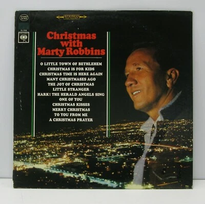 Christmas With Marty Robbins Vinyl LP Columbia Stereo CS 9535 2 Eye Red Label - Image 1 of 4