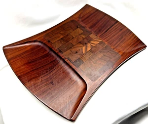 Dansk Denmark Pao Rosa Tray Vintage MCM Jens Quistgaard Ltd Ed Rare Wood Series - Imagen 1 de 15