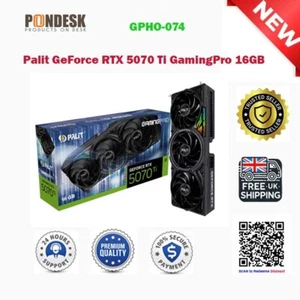PALIT NVIDIA GeForce RTX 5070 Ti 16GB GDDR7 GameRock Blackwell Graphics Card - Picture 1 of 8