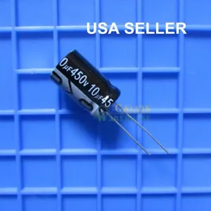 2pcs 10UF 450V for IPOS150 TC18813F Power Board POLAROID TV TDA-03211C - Picture 1 of 2
