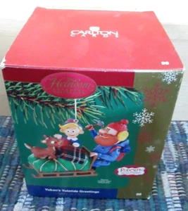 BASS RANKIN RUDOLPH DAS ROTNASIGE RENTIER ELEKTRONISCHER BAUMSCHMUCK CARLTON KARTE - Bild 1 von 13