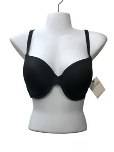 Calvin Klein QP1500 "Women's Form" Convertible T-Shirt Microfiber Bra, Black 38B - Picture 1 of 8