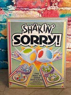 Shakin' Sorry! The Roll 'N' Grab Dice Game by Parker Brothers 1992 Ages 6 and Up - Image 1 of 4