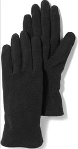 Eddie Bauer Women's Quest Fleece Gloves Black Size S/M Touch Screen NWT - Picture 1 of 4