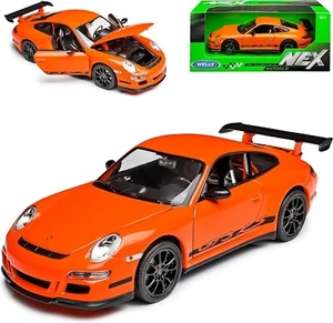 Welly Porsche 911 GT3 RS Orange mit Schwarz 2004-2011 1/43 Modell Auto - Bild 1 von 1