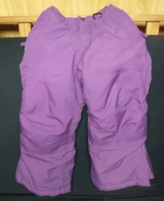 Lands End Snow Pants Purple  Girls Size 4 Grow-A-Longs 23.5"L - Image 1 of 4