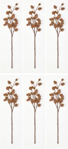 (x6) Worth Imports 9852 30" 30 in Faux Pine Cone Spray Brown (Set of 6) - Picture 1 of 10