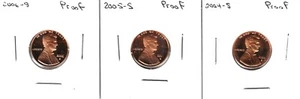 2004 2005 2006 S Proof Lincoln Cent Set - Bild 1 von 1