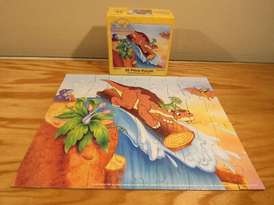 The Land Before Time Collection 50 Piece Puzzle 2002 Pressman 12.5 x 15 USED - Image 1 of 4