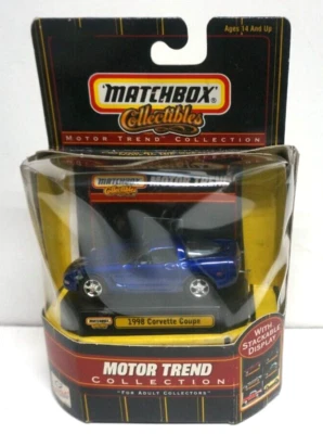 1996 Blue Corvette Matchbox Motor Trend Collectibles Excellent Condition in Box - Image 1 of 2