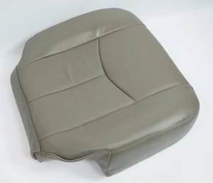 2003 2004 2005 06 Chevrolet Tahoe Suburban Driver Bottom leather Seat Cover Gray - Bild 1 von 12