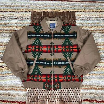 Pendleton High Grade Western Wear Navajo Aztec Wool Jacket Men’s Size Large - Image 1 of 4