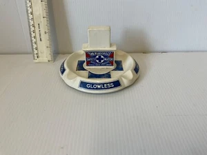 RARE  THE BLUE CROSS SAFETY MATH HOLDER ASHTRAY MINTON TOBACCIANA  ADVERTISING - Picture 1 of 9