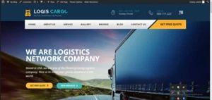 Logistics & Transportation Services Responsive Business Website - Picture 1 of 1