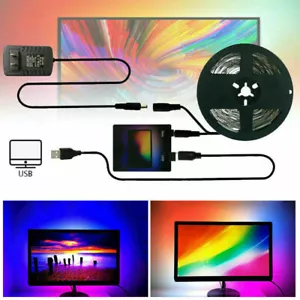 TV PC Backlight Dream Screen HDTV Computer Monitor USB LED Strip Addressable 5V - Picture 1 of 15