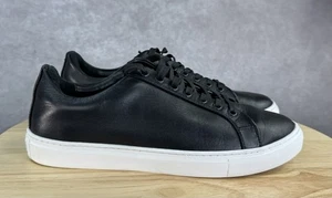 Thursday Premier Low Top Black Leather Sneaker Shoes Mens Size 8 - Picture 1 of 10