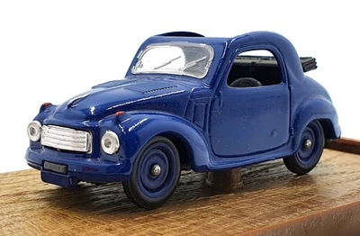 Brumm 1/43 Scale Diecast R12 - 1949-55 Fiat 500 C Open - Blue - Image 1 of 4