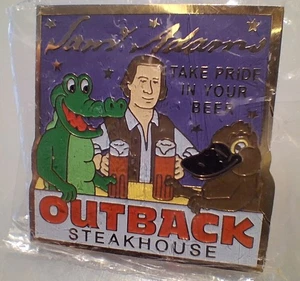 Sam Adams Outback Steakhouse Mitarbeiter Anstecknadel emailliert Sei stolz auf dein Bier - Bild 1 von 4